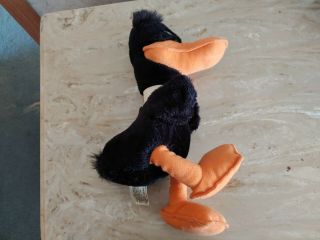 RARE Vintage 1971 Warner Brothers Daffy Duck Plush Toy 10” 2
