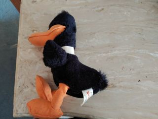 RARE Vintage 1971 Warner Brothers Daffy Duck Plush Toy 10” 3