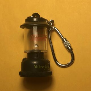 Collectible Green Coleman Gas Lantern Key Chain - Vintage Yukon Jack