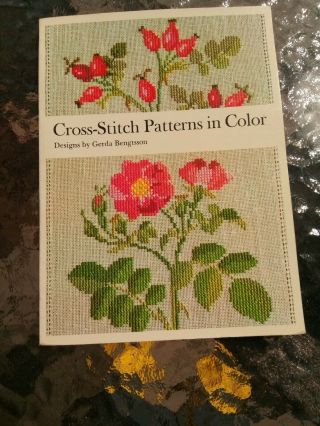 Cross Stitch Patterns In Color Book By Gerda Bengtsson Danish Handcraft Guild
