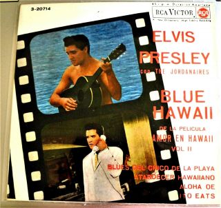 Elvis Presley - Blue Hawaii Vol 2 - 7 " Ep Spain - 1963 Rca 3 - 20714 - Rare