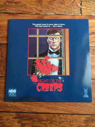 Rare Horror Comedy Laserdisc Night Of The Creeps 1986 Tom Atkins Thrill Me