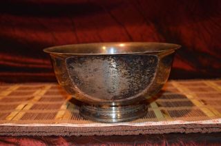 Vintage Silver - Plated Bowl Webster Wilcox International Silver Co.  9 " X4 1/2 "