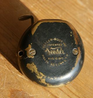 Antique Veeder Root Brass 4 Digit Clicker Tally Counter 1915