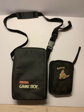 Rare Nintendo Game Boy Color Pokemon Gold Carrying Travel Case - Bundle - 2 Cases