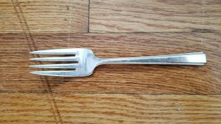 Antique Vintage Collectible Fork 6.  25 ",  L&c M Co Superfine Silver Plate - Xxxx