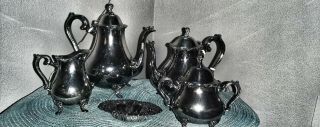 Vintage Leonard Silver Plate Coffee/tea Set