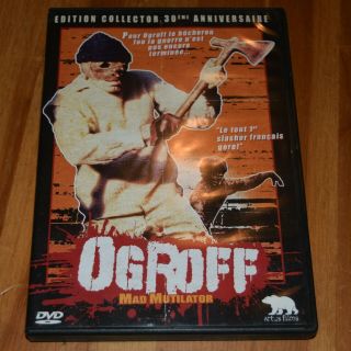 Ogroff The Mad Mutilator Dvd Pal Region 2 Pal Rare Oop Gory Cult Horror Slasher