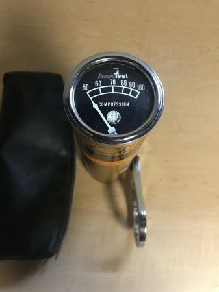 VTG Very Rare Accutest Golf Ball Compression Tester With Bag,  USA 2