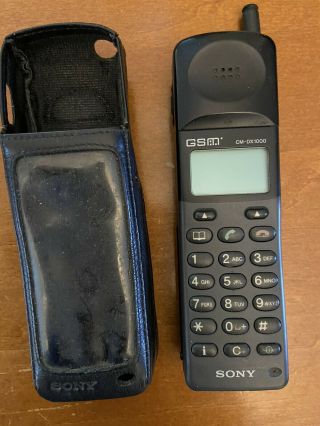 Vintage 90s Rare Cell Phone Sony Cm - Dx1000 Gsm