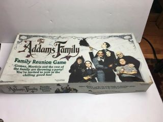 1991 The Addams Family Reunion Game By Pressman - 99 Complete Rare