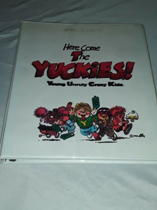 1990 The Yuckies Prototype Card Set Promotional Kit Garbage Pail Clone Rare