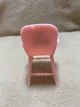 VINTAGE RENWAL DOLLHOUSE STENCILED PLAYPEN,  HIGH CHAIR,  POTTY CHAIR & BABY 3