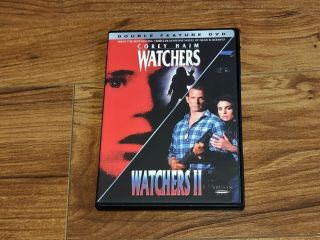 Watchers 1 & 2 Double Feature Dvd - Rare - Artisan - Corey Haim -