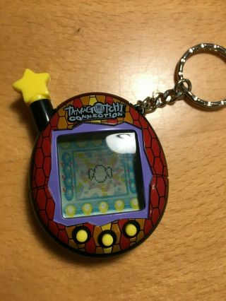 Rare Bandai Tamagotchi Connection V 4.  5 - Red & Black Reptile Scales With Star