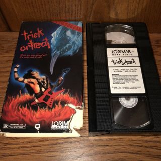 Trick Or Treat Horror Vhs Rare Ozzy