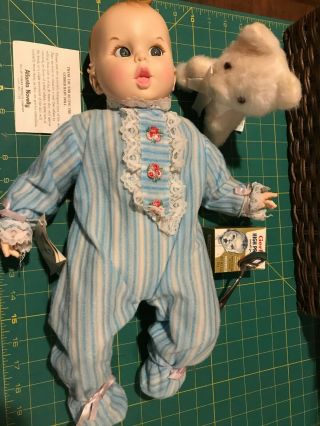 Vintage 17 " Gerber 1979 Baby Doll With Gerber Branded Accessories