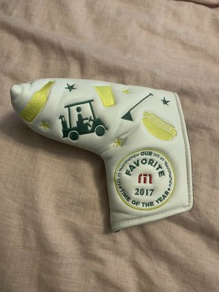Rare Travis Mathew Golf Putter Headcover Masters Favorite Time Of Year 2017