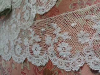 3.  25 " Wide French Antique Lace Val Trim Dolls 2 Yards,  1 " Floral Binche