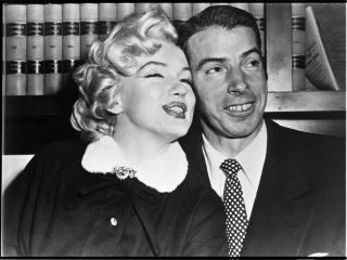 Marilyn Monroe Joe Dimaggio Rare Candid Vintage Duplicate 8x10 B/w Negative