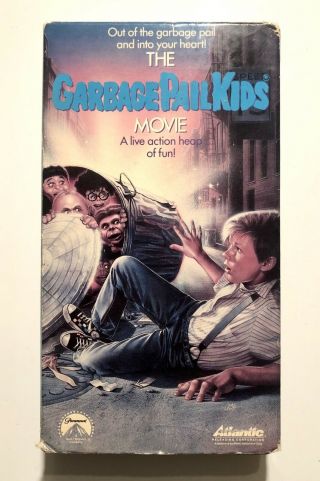 Rare 1987 The Garbage Pail Kids - Movie Vhs Tape Live Action Cult Classic Gpk