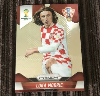 Luka Modric 2014 Panini Prizm World Cup 1st Ever Prizm Real Madrid Rare
