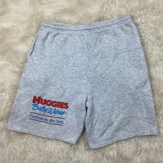 Vintage Huggies Diapers Ad Mom Dad Shorts Rare Sweats Sweatshorts Size L Large