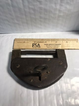Antique/vintage Lock W/key