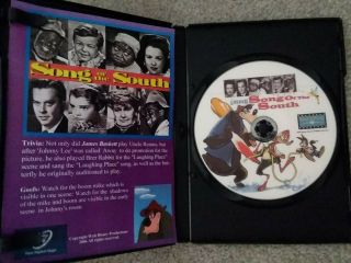 Song Of The South (dvd,  1 Disc,  U Code) - Rare Disney Classic - A Must Have