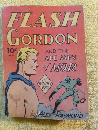 Vintage 10 Cent 1942 Flash Gordon Ant The Ape Men Of Mor By Alex Raymond Rare Bk