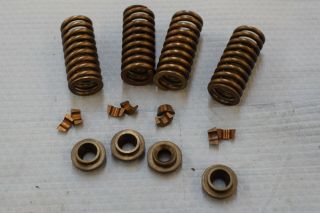 Antique Motorcycle Harley Flathead 45 Rl Dl 1932 To 1940 Valve Springs & Keepers