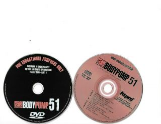 Les Mills Body Pump 51 Complete Dvd,  Cd,  And Notes Rare