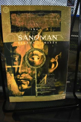 The Sandman Volume 4 Season Of Mists Dc Comics Tpb Rare 1992 1st Print N.  Gaiman