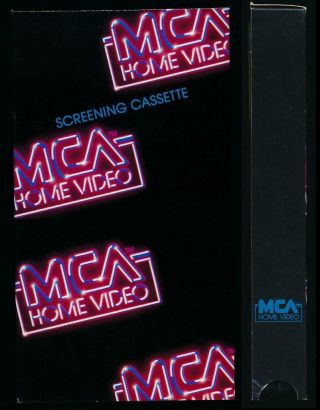 Mca Home Video Vhs August 1990 Trailer Reel Retail Only Item Rare Video Store