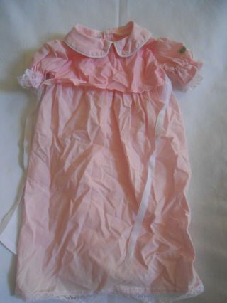 Vintage Cabbage Patch Clothes Preemie Pink Dress Coleco Tagged