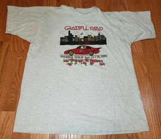 Grateful Dead Rare Vintage 1992 Soldier Field Tour T - Shirt Unworn Xl Jerry
