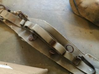 Antique Linemen ' s work belt actual leather 3