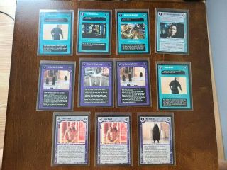 Star Wars Ccg Swccg 11 All Rare Cards From Reflections Iii 3 Shield Objective