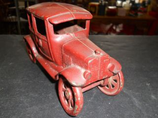 Vintage Rare Hubley Arcade Kilgore Cast Iron - Red Sedan Car (r)