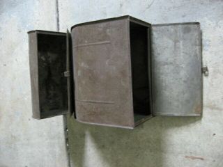 Hoosier type cabinet door mounted sugar bin.  RARE 2