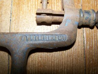 Rare Unusual Vintage/Antique Atkins No.  51 Crosscut Saw Handle Logging 2