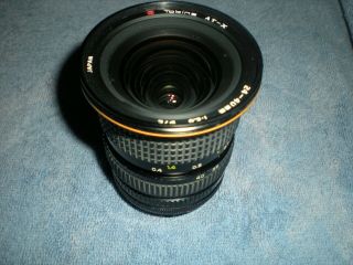 RARE TOKINA AT - X 24 - 40MM F2.  8 ULTRA WIDE ANGLE LENS FOR CANON FD GREAT OPTICS 2