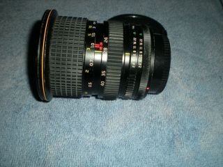 RARE TOKINA AT - X 24 - 40MM F2.  8 ULTRA WIDE ANGLE LENS FOR CANON FD GREAT OPTICS 3