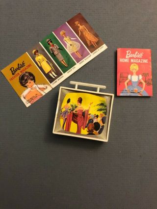Tv And Magazines For The 1964 Go Together Furniture For Vintage Barbie Doll 60 