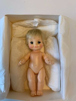 Vintage Blonde Boy Baby Doll,  Circa Early 1970s,  Boxed