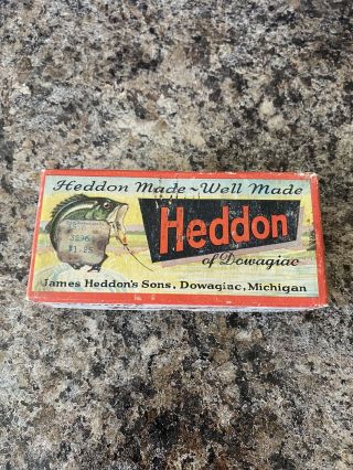 Vintage Heddon Punkinseed 9630 Cra Crappie Fishing Lure Box Only