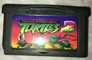 Rare Sintax Games Teenage Mutant Ninja Turtles 2 Bootleg Gameboy Advance