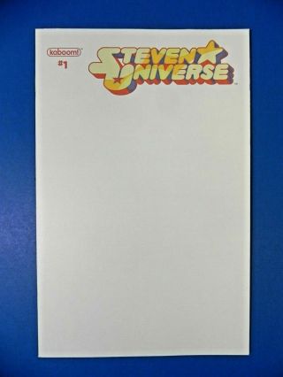 2017 Kaboom Steven Universe 1 Blank Cover Variant Rare Hot Key 9.  6 - 9.  8 Nm