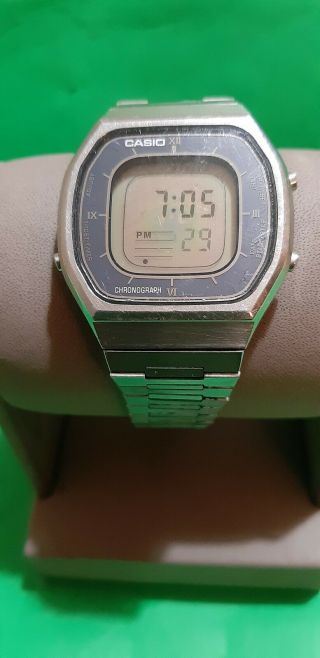 Rare Vintage 1980 Casio 56cs - 52 Digital Chronograph Watch,  Made In Japan