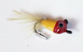 Early Weber Glass - Eyed " Popeye " Flyrod Lure Made In Wi Circa 1940